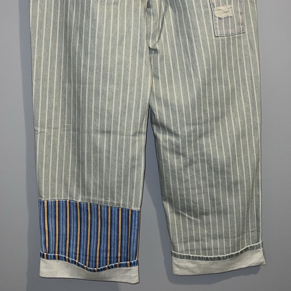 ANTHRO RAILROAD UTILITY PATCHWORK JEANS (28) - Picture 13 of 17